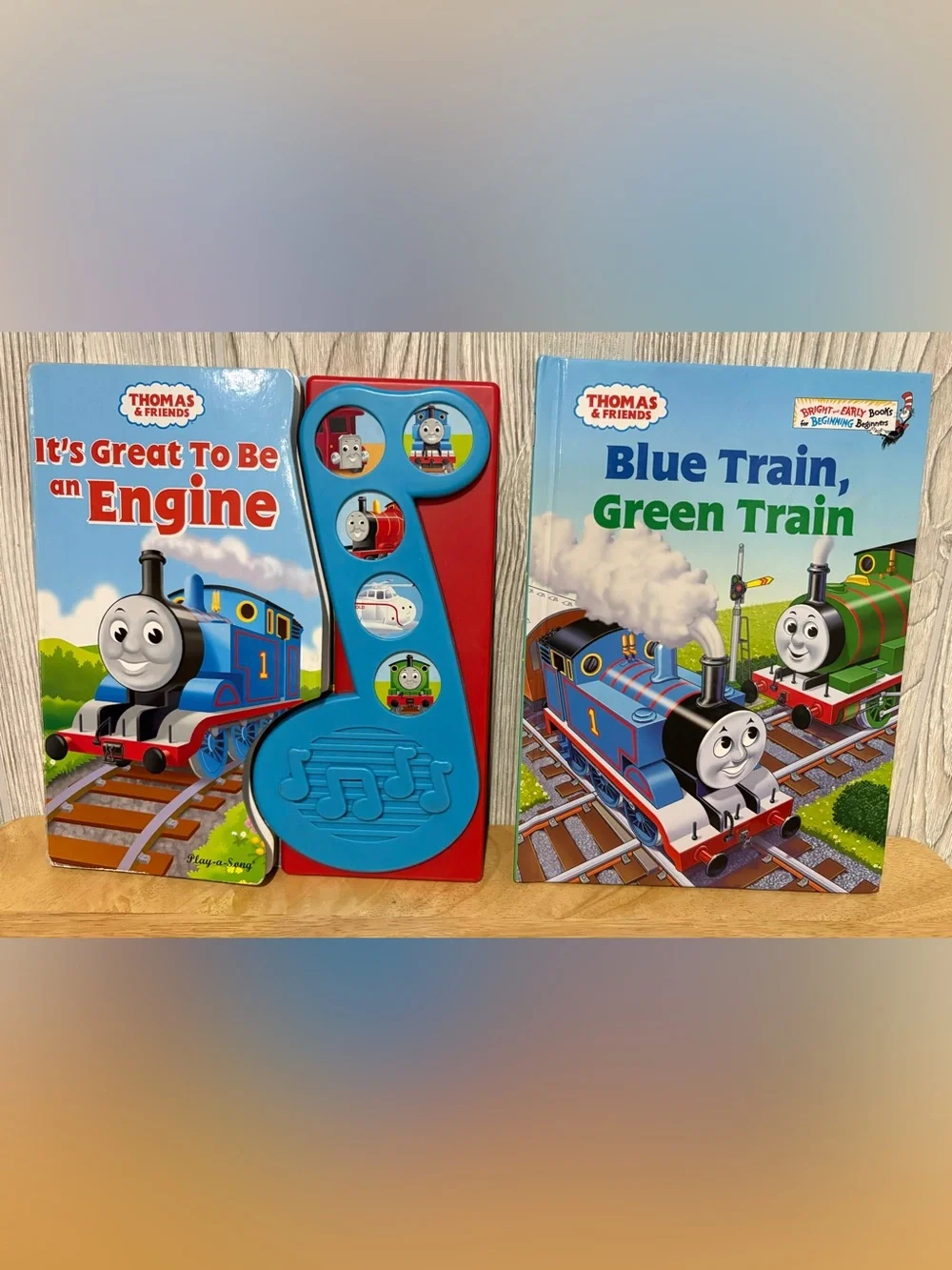 Thomas & Friends Thomas Percy Motorized Trains + 2 Books Tested Working Lot